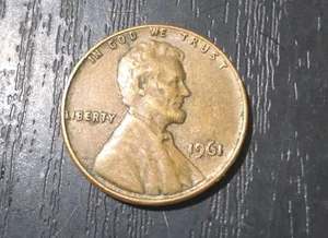 Uncirculated, 1961 Lincoln Penny, "L" On The Rim, BU Cent, No Mint Mark - Picture 1 of 2