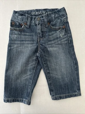Pantalones de mezclilla Guess Los Angeles 12M azules elásticos para niños pequeños Foto 1 de 4