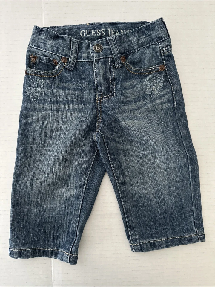 Pantalones de mezclilla Guess Los Angeles 12M azules elásticos para niños pequeños Foto 1 de 4