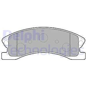 LP1906 DELPHI Brake Pad Set, disc brake for JEEP - Image 1 of 1