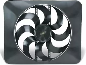 Flex-A-Lite 104367 Fan Electric 15" Black Magic X-Treme single shroud puller - Picture 1 of 2