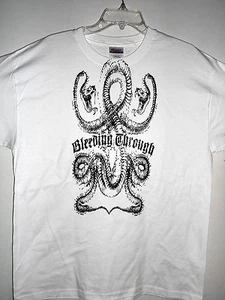 BLEEDING THROUGH OFFICIAL OLD STOCK MERCH BAND KONZERT MUSIK T-SHIRT MEDIUM - Bild 1 von 1