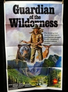 Guardian of the Wilderness 🎬 Original Theater Western Movie Poster Denver 1976 - Picture 1 of 4