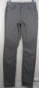 Prana Moto Skinny Pants Women's Size 6 Gray Stretch Outdoor Hiking Biker Casual - Picture 1 of 11