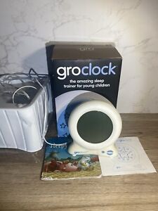 Groclock Children's Sleep Trainer Digital Clock Boxed Tested & Working Boxed