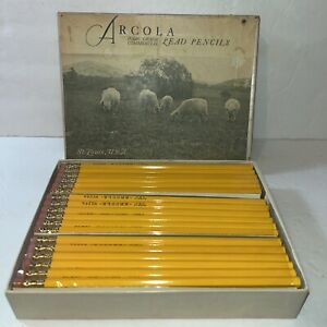 VTG ARCOLA High Grade Commercial Pencils 1/2 Gross Unopened Store Box St Louis