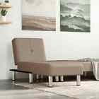 Chaise Longue Reclining Chair Upholstered Lounge Sofa Faux Leather Vidaxl