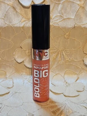 NYC-Big Bold-PLUMPING-Lip Gloss-467 PLEASANTLY PLUMP PINK-TAMPER TAB! - Image 1 of 3