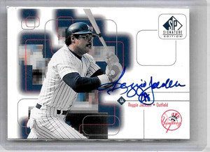 REGGIE JACKSON 1999 SP SIGNATURE EDITION CERTIFIED AUTOGRAPH SP
