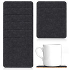  8 Pcs Absorbent Coasters for Drinks Felt and Cork Both Sides