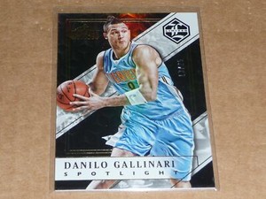2015/16 Panini Limited DANILO GALLINARI SPOTLIGHT GOLD PARALLEL NUGGETS /25 S690
