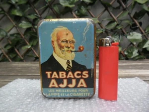 AJJA Tabacs cigarettes gold tobacco box made of metal 1930s André-J.Jacobs Aîné - Bild 1 von 12