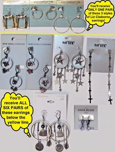 Wholesale Lot Earrings Hot Topic Xhilaration Anne Klein New York NWT Easter Sale - Picture 1 of 12