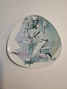 Rosenthal Handmalerei München Germany Teller Art Deco Künstlermarke Atlantis Vintage - Bild 1 von 6