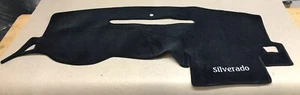 2008-2009-2010-2011-2012-2013 CHEVY SILVERADO (2 GLOVE BOX) DASH COVER BK VELOUR - Picture 1 of 7