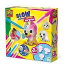 SES Creative 14333 Blow Airbrush pens-Puppies Surprise 3X, Yellow
