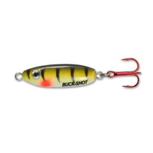 Cuchara de pesca en hielo Northland Tackle 1/4 oz Buck Shot sonajero UV - elige color NUEVO - Imagen 1 de 9