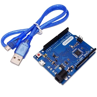 Leonardo Board ATmega32U4 inkl. USB-Kabel | 5V 16MHz mit Arduino kompatibel - Bild 1 von 4