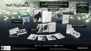 NEW! NieR Replicant White Snow Edition Sony PlayStation 4 PS4 SHIPS FAST+FREE! - Picture 1 of 1