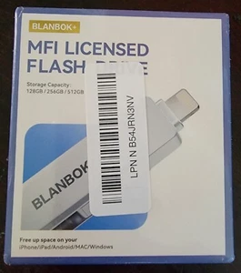 MFi Certified Flash Drive 256GB für iPhone USB Speicherstick Thumb Drive - Bild 1 von 5