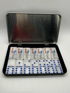 Dominó bandera haitiana artesanal doble seis con hilanderos - Imagen 1 de 2