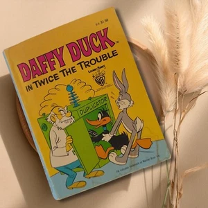 Daffy Duck in Twice The Trouble Paperback Book - Picture 1 of 1