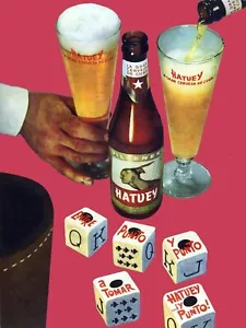 Cerveza hatuey Decorative Poster. Fine Graphic Art Wall Interior Design. 2586 - Picture 1 of 1