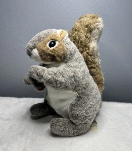 Folkmanis graues Eichhörnchen Leder Eichel 11 Zoll Handpuppe Plüsch Fantasie Spielzeug - Bild 1 von 14