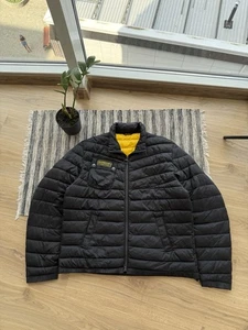 BARBOUR INTERNATIONAL PUFFER JACKET MEN’S BAFFLE QUILT BLACK JACKET COAT Sz XXL - Picture 1 of 12