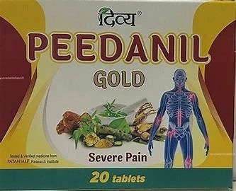 NATURAL CARE 53 Peedanil Gold Tablet for severe Pain Relief 20 tablets