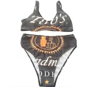 NWTO Tito's Black/Orange Bikini Swimsuit Swimwear Size XL - Picture 1 of 4