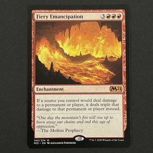 Fiery Emancipation Core Set 2021 - MTG - Mythic Rare - Picture 1 of 2