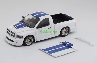 GB GCD 1:64 White RAM SRT-10 Pickup Truck Sports Model Diecast Collect Car  - Image 1 of 4