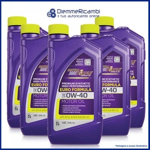 OLIO MOTORE ROYAL PURPLE SAE 0W40 100% SINTETICO ALTE PRESTAZIONI 4.70LT- 5Lt - Imagen 1 de 4
