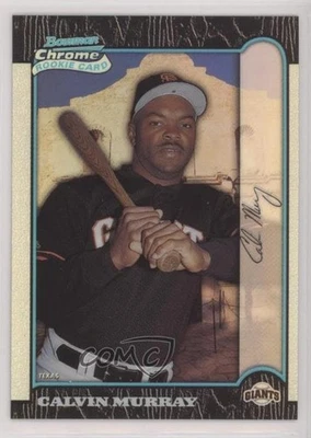 1999 Bowman Chrome International Refractor 68/100 Calvin Murray #293 - Image 1 of 3