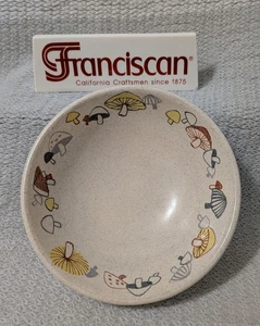 Franciscan Woodlore Mushroom Bowl, Sauce/Dessert, MCM, G McBean - Replacement - Picture 1 of 8
