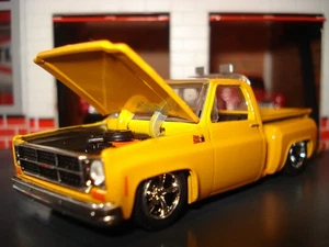 1976 GMC SIERRA GRANDE 15 PICKUP TRUCK LIMITED EDITION EDITION 1/64 LOW YELLOW - Picture 1 of 4