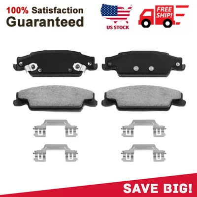Pastillas de freno traseras de cerámica para Cadillac CTS STS Pontiac Grand Prix 2005 2006 2007 Foto 1 de 4