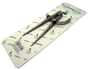 C.S. Osborne 6 Inch Wing Divider - Leather Compass / Gauging Tool Ref 106 - Picture 1 of 1