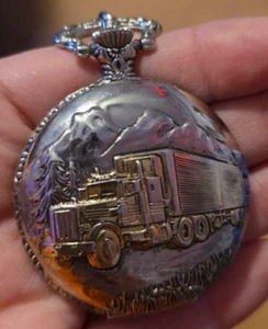 Watch-It Pocket Watch Semi Truck Logo - Picture 1 of 4