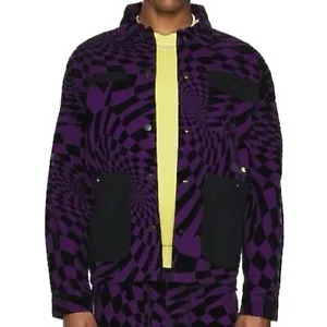Vans Vault x PAM Spiral Checker Chore Jacket Mens Size large coat unisex - Picture 1 of 15