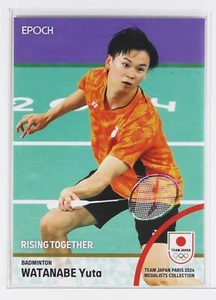 YUTA WATANABE No.71 (BADMINTON) - 2024 TEAM JAPAN Trading Card - Picture 1 of 3