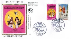 2015-Fdc.Enveloppe soie 1°jour/Années 60-Mode/Cinéma-Timbre.Yv.4962/65 - Imagen 1 de 1