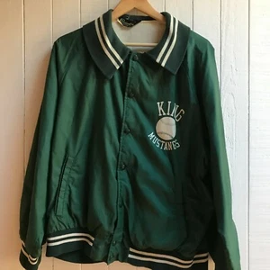 Vintage 1970's Champion King Mustangs Baseball Jacket Size Large - Picture 1 of 6