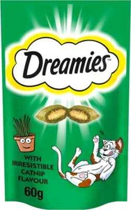 Dreamies Katze Katzenminze Soft Leckerli Rind Käse Huhn Ente Lachs Thunfisch Truthahn 60g - Bild 1 von 2
