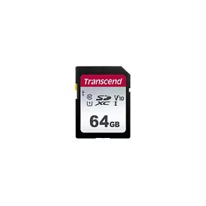 64GB Transcend 300S SDXC UHS-I U1 V10 SD Memory Card CL10 95MB/sec - Picture 1 of 1