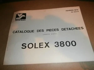 Vintage 1975 Velo Solex 3800 Moped Parts Catalog - Picture 1 of 6