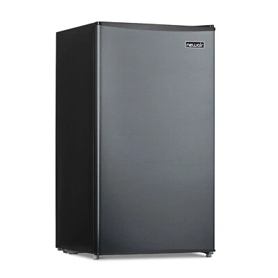 Newair 3.3 Cu. Ft. Compact Mini Refrigerator with Freezer in Gray | NRF033GA00