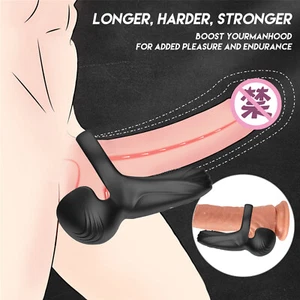 Cock Ring Testicular stimulator Vibrator  Prostate Massager  Sex Toys Couples - Picture 1 of 10