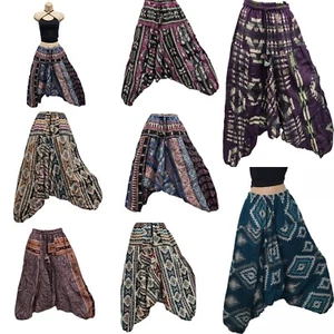 Winter Trouser Warm Harem Yoga Drop Crotch Shawl Acrylic One Size 8 10 12 14 - Picture 1 of 59